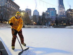 Steve McNeil will be facing the frigid temperatures as he skates at Olympic Plaza for 19 hours and 26 minutes on Friday evening and into Saturday morning. McNeil is touring Canada for his annual 1926 marathon skate, spreading awareness and raising funds for Alzheimer's care and research.