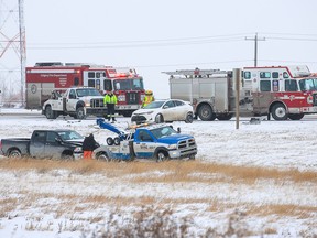 Multiple crashes closed down an icy southbound Stoney Trail for several hours on Monday, December 5, 2022.