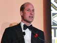 Prince William at Tusk Conservation Awards in London.