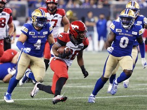 Bombers had their hands full trying to contain speedy running back Peyton Logan.