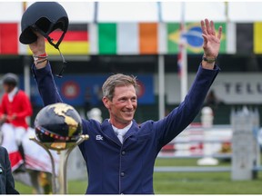 Germany's Daniel Deusser riding Killer Queen VDM won the CP International at the Spruce Meadows Masters on Sunday, September 11, 2022. 
Gavin Young/Postmedia