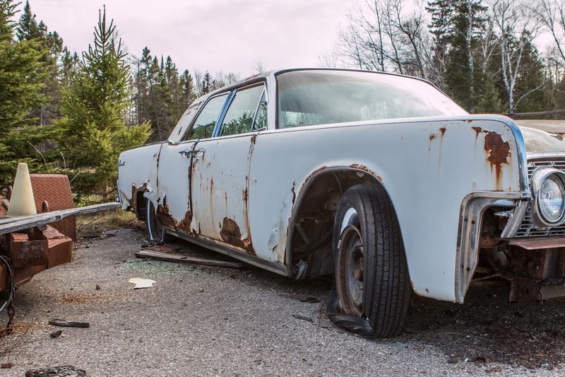 Rusting Lincoln Continentals
