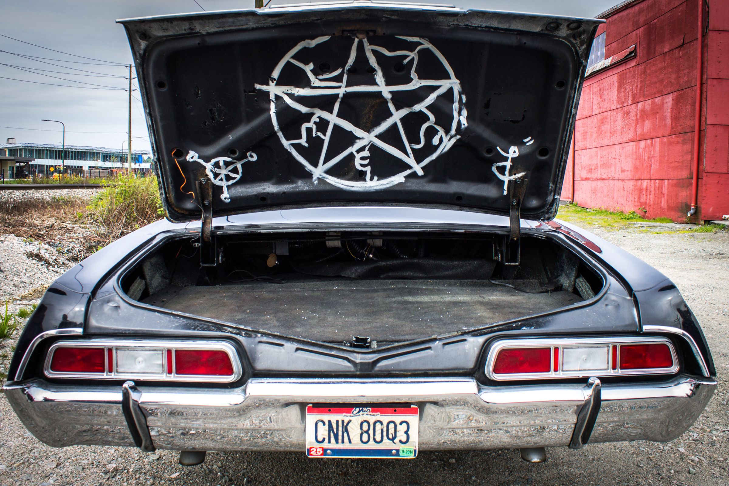 18 feet of badass – a 1967 Chevy Impala hardtop.