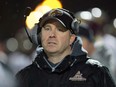 Kelly Jeffrey, shown as head coach of the Mount Allison Mounties, is a leading candidate to become the Saskatchewan Roughriders' offensive co-ordinator.