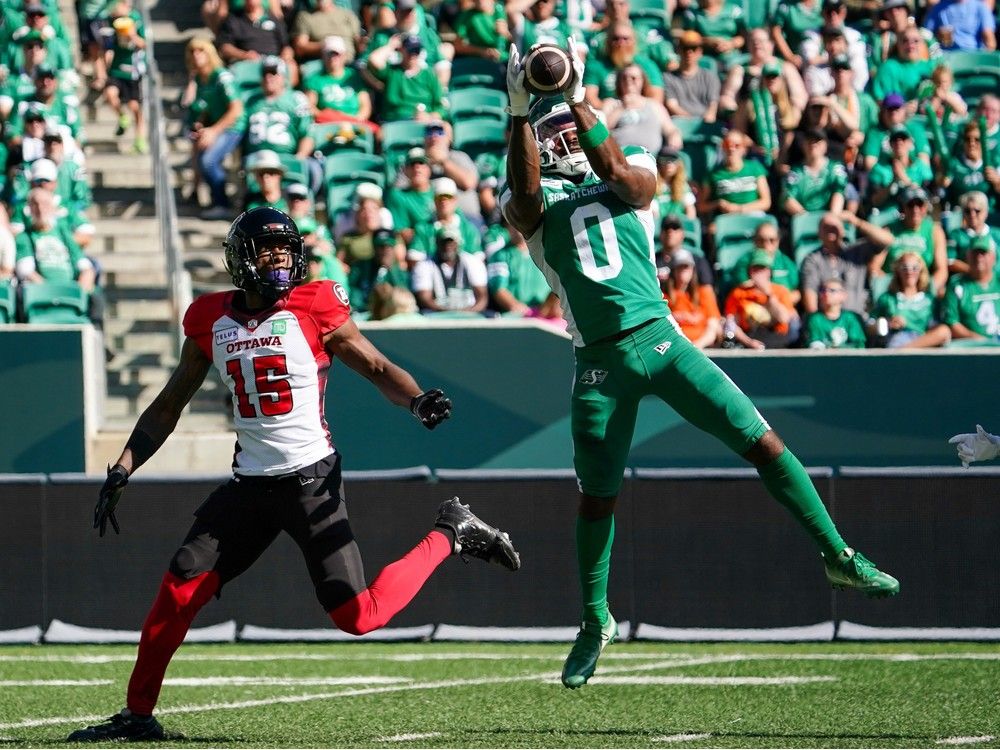 Eight Saskatchewan Roughriders Named West Division All Stars Regina