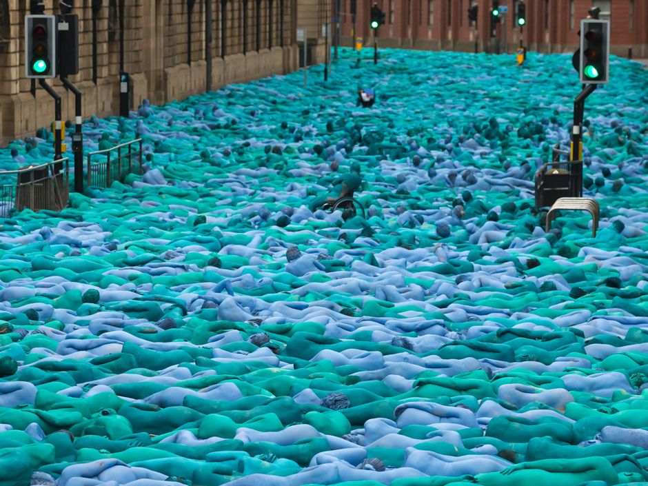 Why Did Thousands Of Naked Blue People March Through Northern England National Post