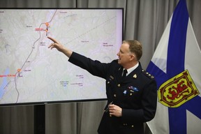 FIRST READING: The newest Liberal scandal just dropped (and it's a doozy) - alberta news headlines RCMP Supt. Darren Campbell discusses the timeline of events and locations of the Nova Scotia shootings at RCMP headquarters in Dartmouth, N.S. on April 24, 2020.