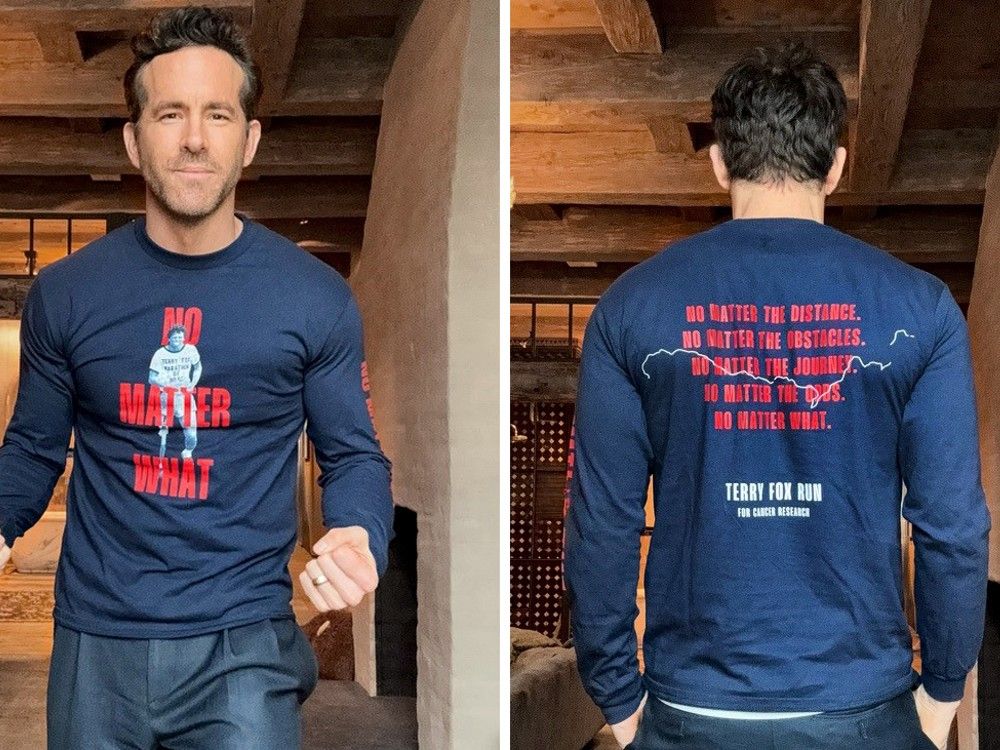 Ryan Reynolds Partners With Terry Fox Foundation For Third Year The