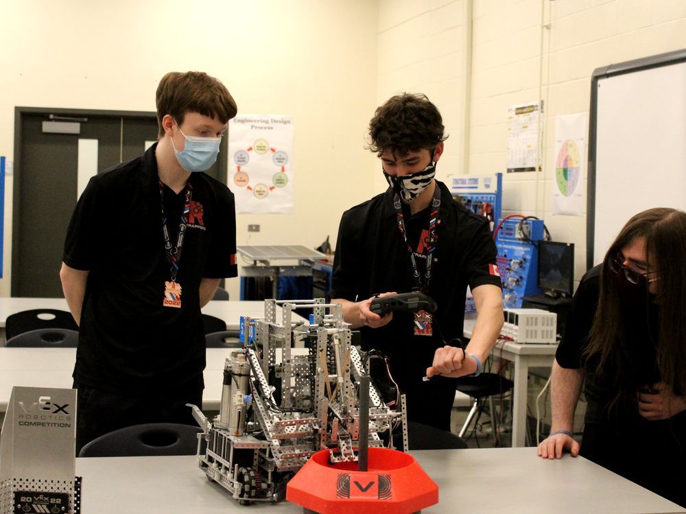 VEX Robotics Teams From Father Mercredi Westwood Return From World