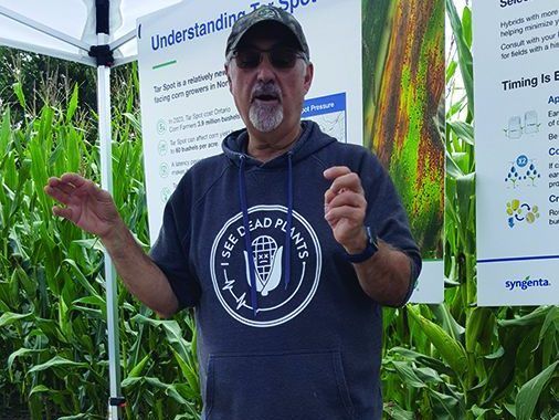 Tar Spot Requires Seven Hours Of Wetness On A Corn Leaf To Take Hold