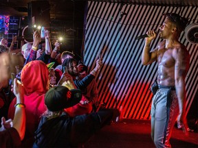 Dax performing at Bablyon Nightclub in December 2019. (Photo credit: Hidden Beats)