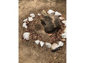 Mass grave location in Piclo Slave Camp, Ghana.