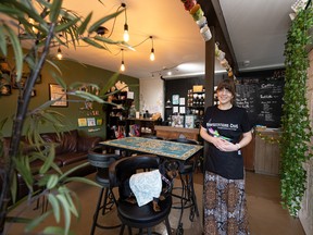 April Watson's Manifestation Cafe, which opened in Riversdale in June, offers tea blends from around the world. Photo taken in Saskatoon, Sask. Thursday, August 4, 2022.