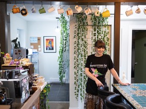 April Watson's Manifestation Cafe, which opened in Riversdale in June, offers tea blends from around the world. Photo taken in Saskatoon, Sask. Thursday, August 4, 2022.