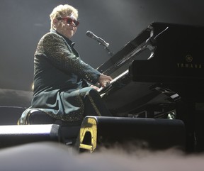 Elton John at the Air Canada Centre in Toronto on Thursday, February 6, 2014.