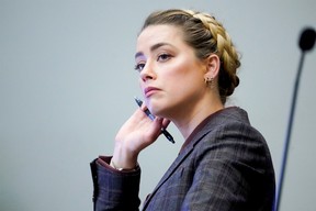 Amber Heard will be heard in the court of the Fairfax County Circuit Court in Fairfax, Virginia, on May 2, 2022.