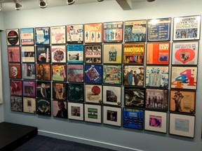 Record album covers on display at the Motown Museum in Detroit. DONALD DUENCH/TORONTO SUN