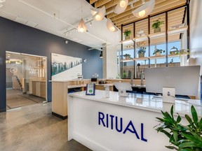 Inside Ritual Nordic Spa in Victoria.