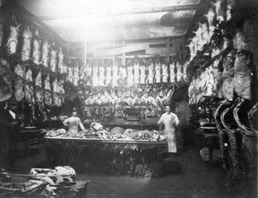 Inside British Columbia Market Co., Ltd., 19 Water Street, 1890.