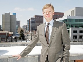 Dan Harmsen, of Barclay Street Real Estate Ltd., overlooking the Beltline