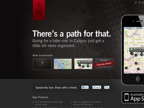 Calgary company Flipp has developed Calgary cycling iPhone app
