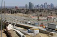 A view of the West LRT under construction.