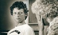 Terry Fox with his mother, Betty Fox. Photo courtesy Calgary Herald Archive.
