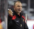 Calgary Flames head coach Brent Sutter