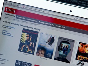 The CRTC won't be regulating Netflix any time soon. Photo: Calgary Herald Archive