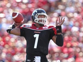 Henry Burris will back up Drew Tate at quarterback in Friday's game against the Saskatchewan Roughriders.