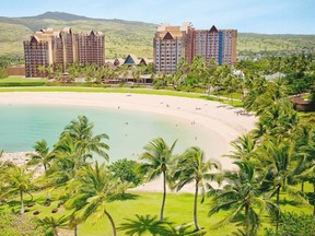 UNDATED ó Aulani, a Disney Resort & Spa newly opened in Hawaii, is designed with families in mind. From water activities and a kids spa to fine dining and the Laniwai spa for adults, there is something for everyone. Photo courtesy Disney Destinations