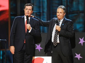 Both Stephen Colbert and Jon Stewart have mocked Canadian oil and gas companies and their energy projects.  Herald Archive Photo