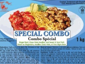 Ginger Beef Special Combo