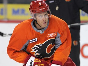 Brendan Morrison is back in the Flames lineup.