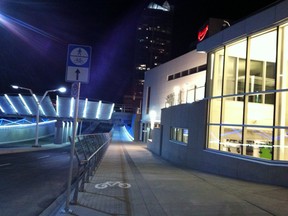 The newly opened 4th Street underpass downtown is lovely, especially at night.