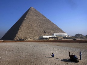 The great pyramids of Giza, the biggest tourist draw to Egypt, top Canadians' wish list for travel destinations.