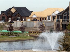 New home construction in Calgary on the rise.