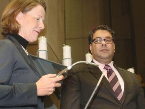 Alison Redford and Naheed Nenshi