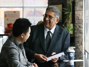 Tory members chose Shiraz Shariff, above, over former Alberta Health Services boss Ken Hughes.