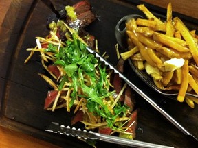 Bison heart and poutine from Charcut. Photo by Gwendolyn Richards, Calgary Herald.