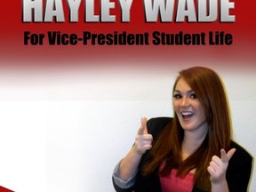 Student shows of campaign prowess
