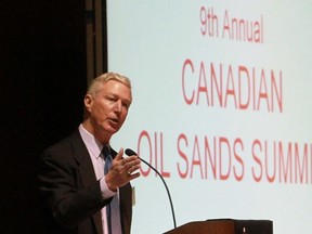 Alberta Energy Minister Ted Morton warned Tuesday that oilsands development he views as key to Canada's economic future is dependent on new export pipelines from Alberta. CREDIT: Gavin Young , Calgary Herald.