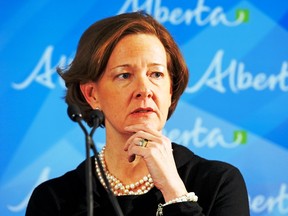 Alberta Premier Alison Redford