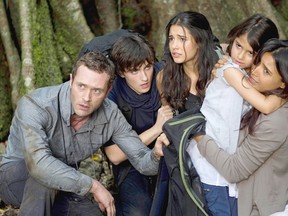 TERRA NOVA:  The Shannon family (L-R:  Jason O'Mara, Landon Liboiron, Naomi Scott, Alana Mansour and Shelley Conn) in the special two-night preview event airing Monday, May 23 (9:00-10:00 PM ET/PT) and Tuesday, May 24 (9:00-10:00 PM ET/PT) on FOX.&#xa9;2010 Fox Broadcasting Co.  Cr:  Brook Rushton/FOX