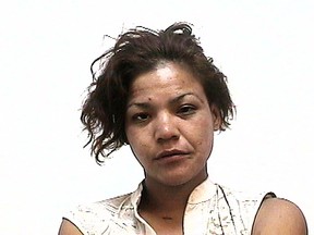 Mugshot of Natalie Rochelle Pasqua distributed by Calgary police after killing of Gage Prevost in 2007.