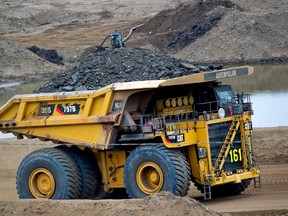 The proposed Teck Resources Frontier mine would use trucks like this one at Syncrude Canada to transport oilsands.