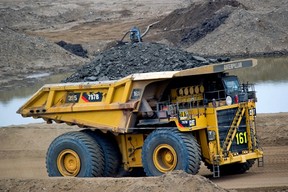 The proposed Teck Resources Frontier mine would use trucks like this one at Syncrude Canada to transport oilsands.