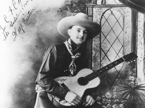 Wilf Carter, the "yodelling cowboy".
Courtesy, Glenbow Archives -- NA-2771