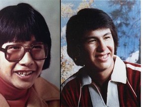 Harvey Mad Man and Thomas Running Rabbit, cousins killed by Canadian Ronald Smith in 1982. Smith was sentenced to death, but is appealing for clemency. A three-person board in Montana will hear the case this week.