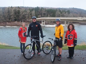 Calgary Flames President Ken King was the celebrity cyclist as the Suit Pursuit commuter race last week, the first part of Bike to Work Day, which takes place on Friday.